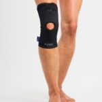 Mediroyal NRX® kelio įtvaras su atvira girnele ir reguliuojamu apspaudimu