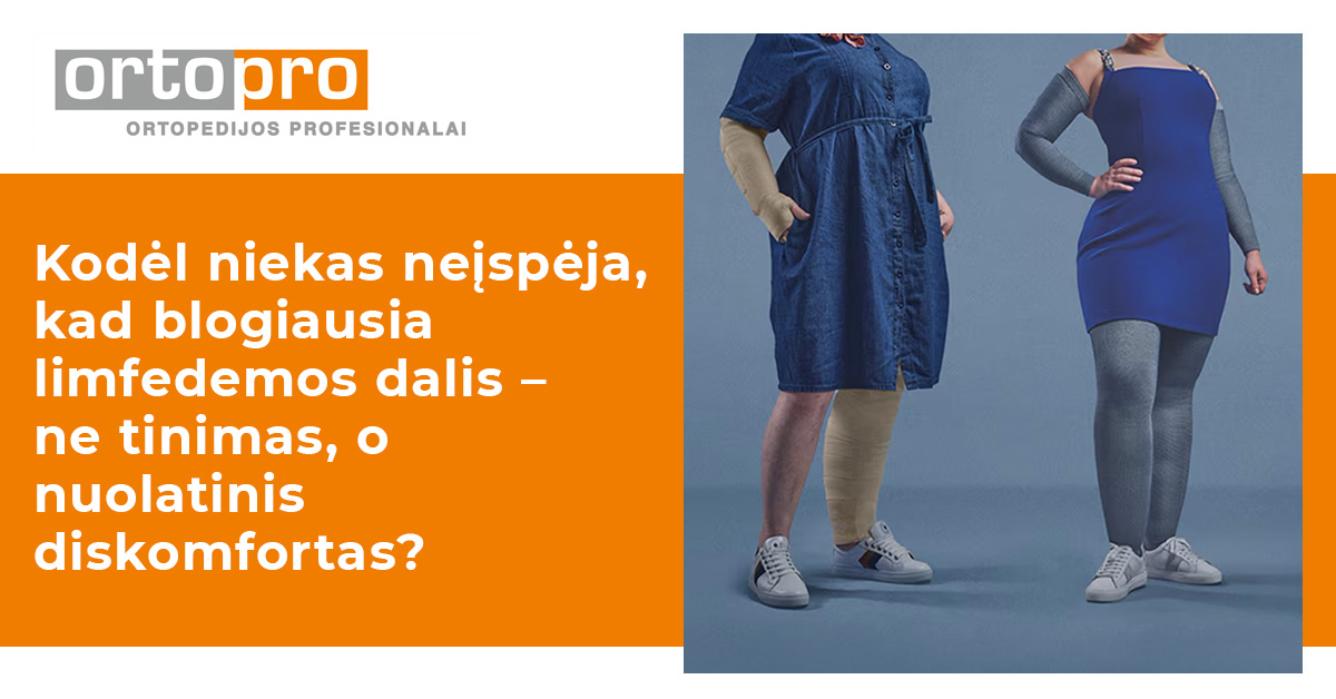 Kodėl niekas neįspėja, kad blogiausia limfedemos dalis – ne tinimas, o nuolatinis diskomfortas? Kodėl niekas neįspėja, kad blogiausia limfedemos dalis – ne tinimas, o nuolatinis diskomfortas?