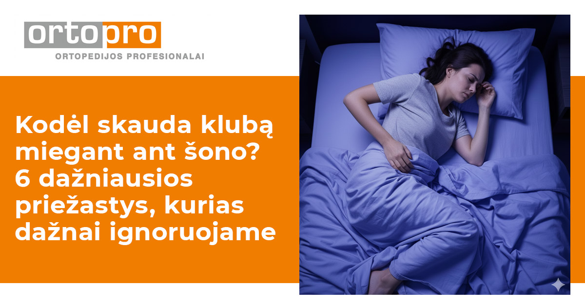 Kodėl skauda klubą miegant ant šono? 6 dažniausios priežastys, kurias dažnai ignoruojame Kodėl skauda klubą miegant ant šono? 6 dažniausios priežastys, kurias dažnai ignoruojame