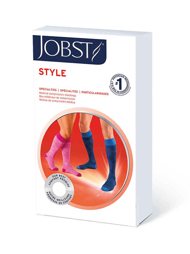 JOBST Style – tai kompresinės kojinės daugiau nei kompresinės kojinės. Tai elegantiškas sprendimas tiems, kurie vertina sveikatą, komfortą ir stilių viename.