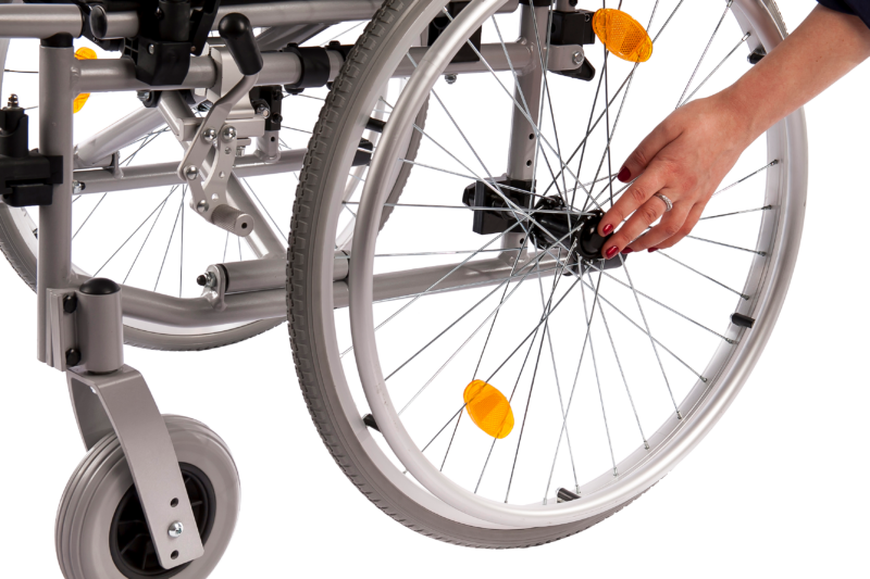 Lengvo lydinio neįgaliojo vežimėlis, dydis 54 cm - Image 8