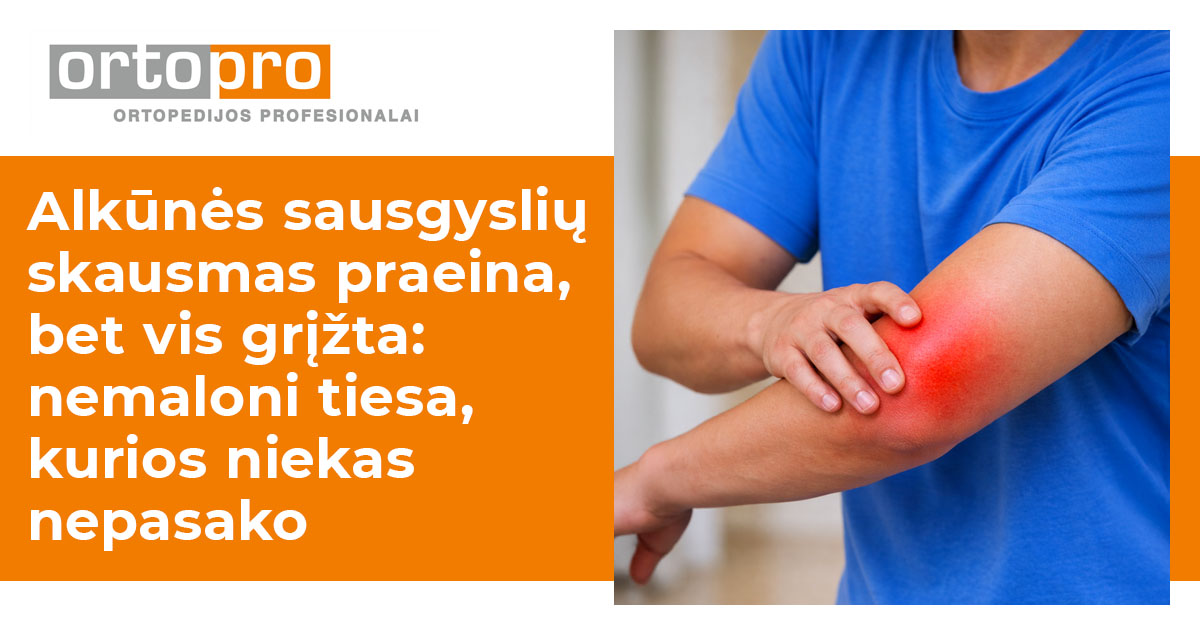 Epikondilitas praeina, bet vis grįžta: nemaloni tiesa, kurios niekas nepasako